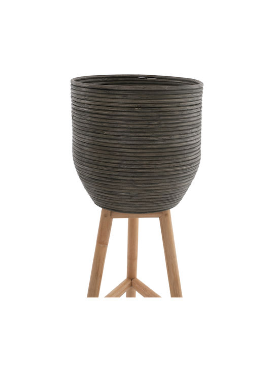 HomeMarkt Ghiveci Bambus Natural/Green 36x36x95cm.