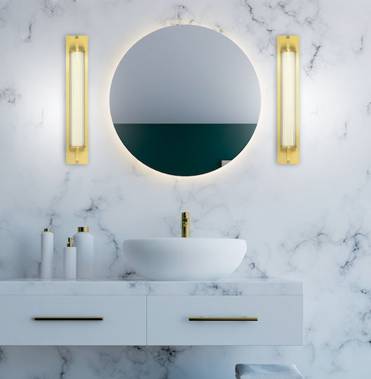 Viokef Frida Clasic Lumină de Baie cu LED Integrat și Lumină Alb Cald Galben 58x11.5x10.5cm