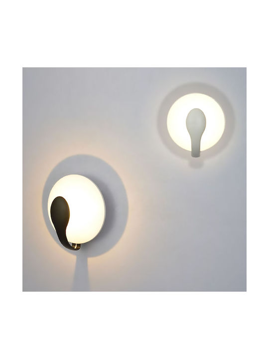 Luma Осветително тяло За стена LED Бял 18x18см.