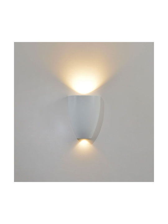 Luma Осветително тяло За стена LED Бял 13.5x13.5см.
