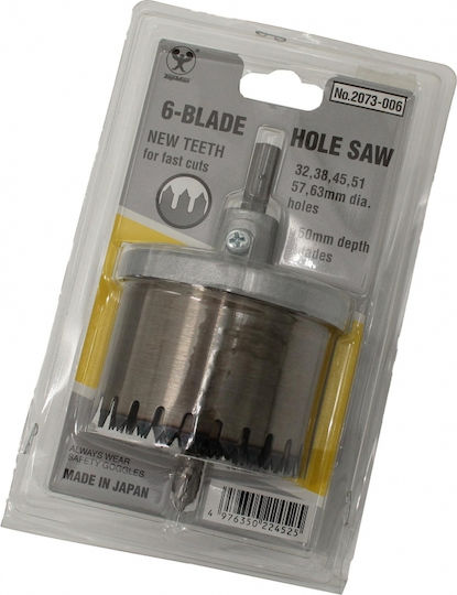 TopMan Set Lochsägen mit Durchmesser von 32mm bis 63mm für Holz