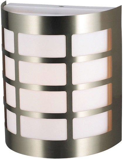 Rabalux Sevilla Modern Lamp Wall with Socket E27 Silver 21.5cm
