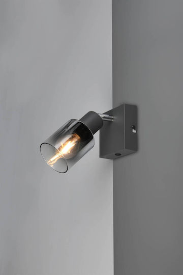Trio Lighting Single Spot with Socket E14 in Gray Color Trio Lighting Single Spot with Socket E14 in Gray Color