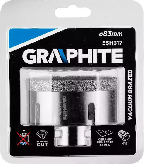Graphite Ποτηροπρίονο Καροτιέρας με Διάμετρο 83mm για Μπετό και Πλακάκι