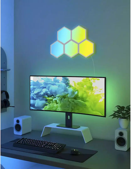 Govee Smart Decorative Light Glide Hexa H6061 LED RGBIC Hexagon 5pcs