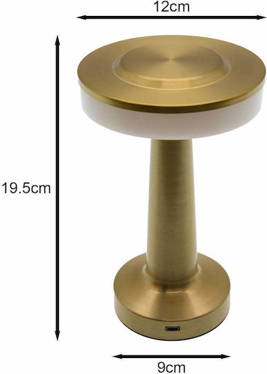 Metall Dekorative Lampe Gold