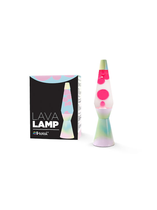 Total Gift Dekorative Lampe Lavalampe Mehrfarbig