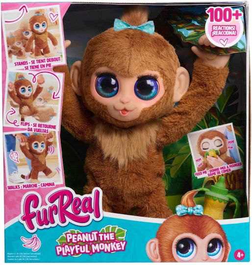 Jucărie de pluș Furreal Peanut Playful Monkey 40 cm.