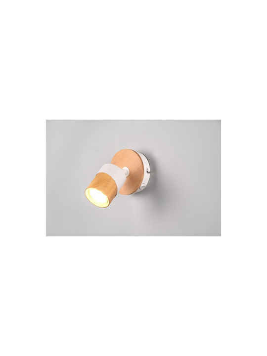 Trio Lighting Единично Спот с Цокъл GU10 в Бял Цвят