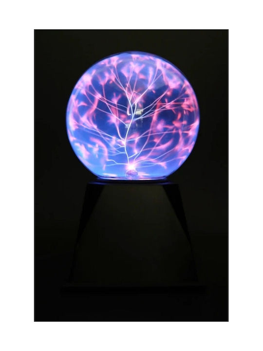 I-Total Dekorative Lampe Plasma-Kugel Blau