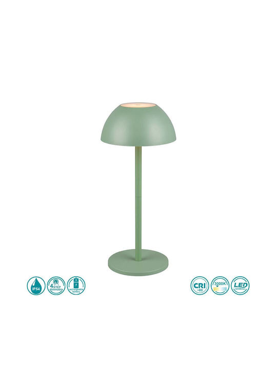 Trio Lighting Table Decorative Lamp LED Battery Green