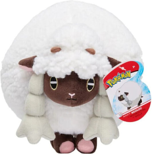Jazwares Plush Pokemon Wooloo For 3+ Years 20 cm