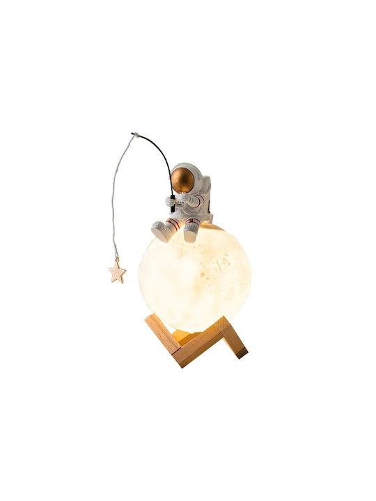 Decorative Lamp Astronaut Beige