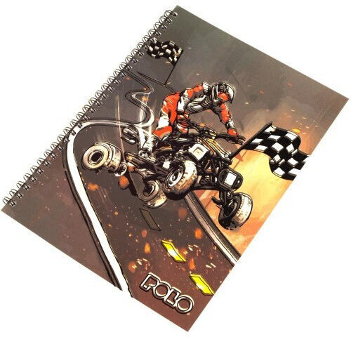 Спирален тефтер Polo Design A4 3 предмета Quad Bike 919004-8278