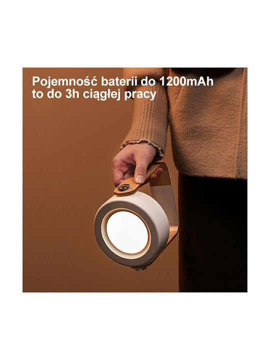 Usams Διακοσμητικό Φωτιστικό LED Θερμό Λευκό 3000K Φαναράκι 19.4x14.2x4.1εκ.