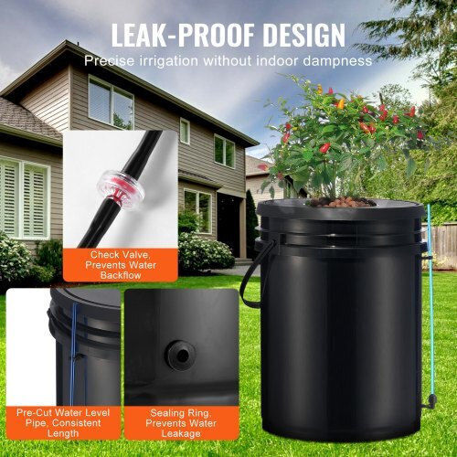 Vevor Hydroponic System Dwc 8 Buckets Air Pump Ssspxtyx8110vt55fv2