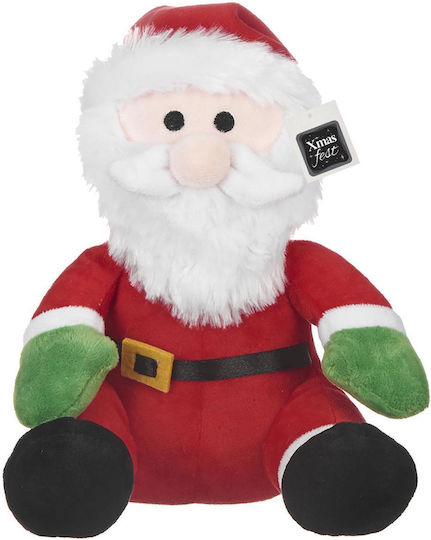 XMASfest Jucărie de pluș Moș Crăciun de Crăciun 20 cm.