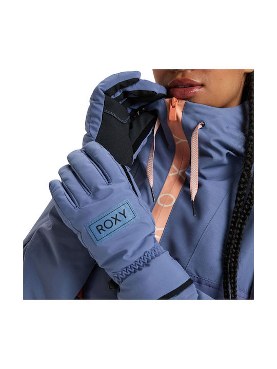 Roxy Freshfield Women's Ski & Snowboard Gloves Light Blue