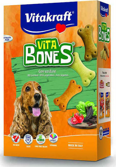 Vitakraft Vita Bones Бисквити за Кучета с Спанак, Домати и Рожков 400gr 330008