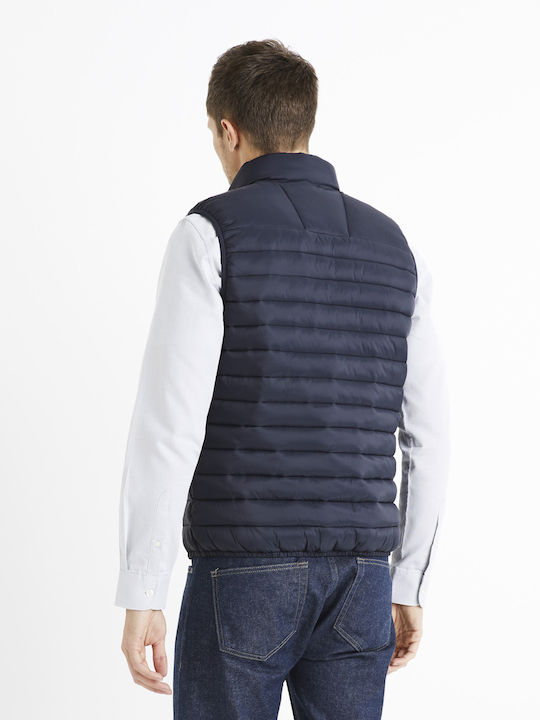 Sleeveless Jacket Navy