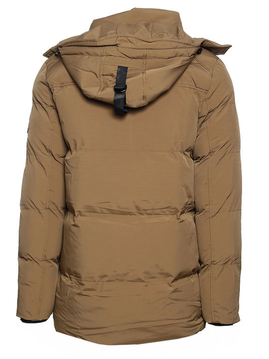 Χειμωνιάτικο Μπουφάν Puffer Beige
