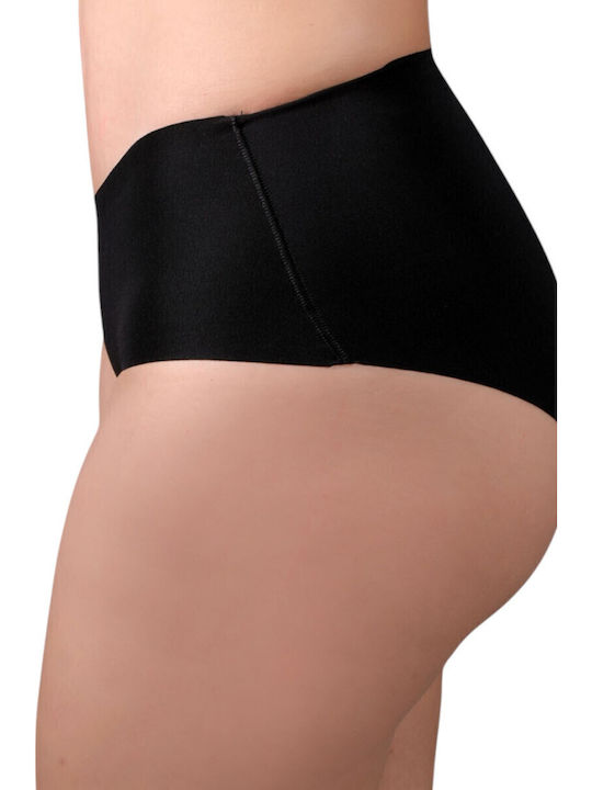 Damen Slip Nahtlos Black