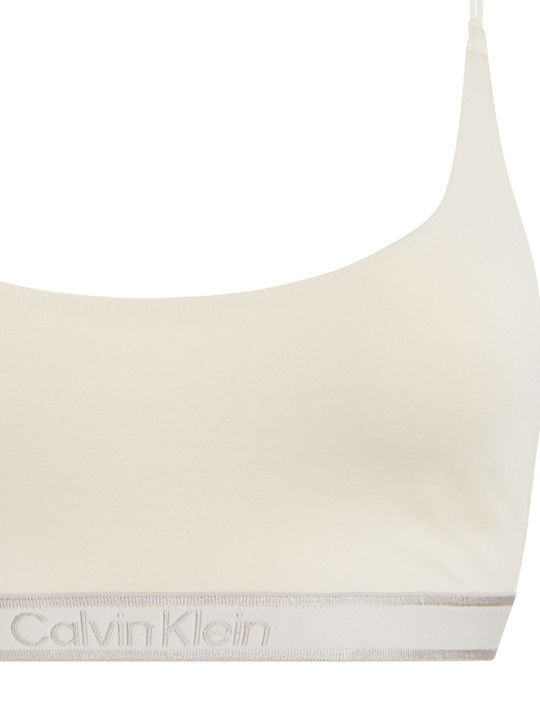 Calvin Klein Bralette Σουτιέν Μπεζ