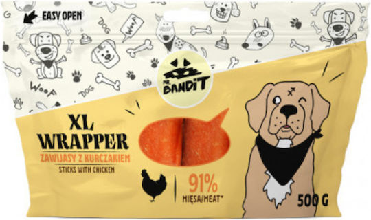 Mr. Bandit Delicii în formă de baston pentru câini cu Pui 500gr