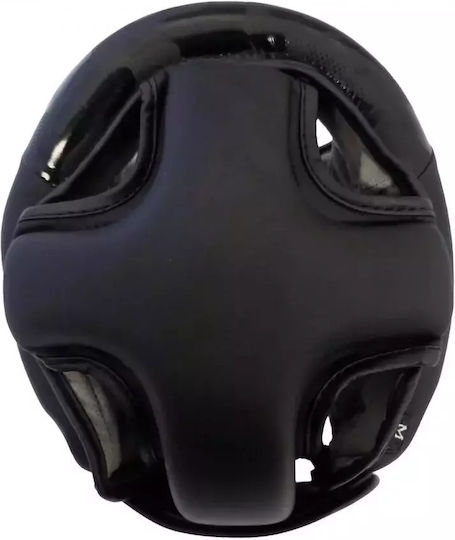 Olympus Sport Adult Open Face Boxing Headgear Black