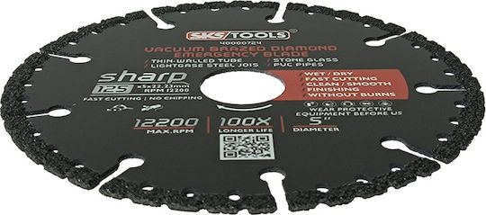 SKS Tools Δίσκος Κοπής Δομικών Υλικών 125mm