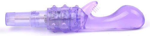 Clear Purple Cute G-spot Vibrator
