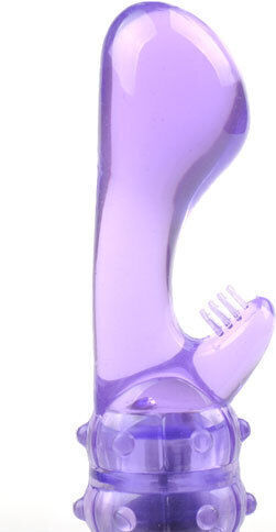 Clear Purple Cute G-spot Vibrator