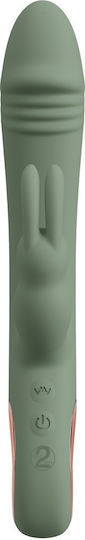 You2Toys Slim Vibrator Iepurele 2cm Verde