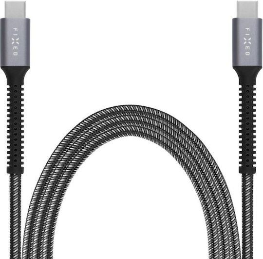 Кабел USB Fixed Fixed Armor Кабел USB-C/USB-C 2m 240W Fixda-cc2-gr