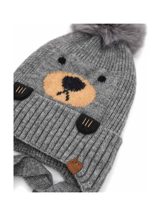 Original Marines Kids Beanie Knitted Gray for Newborn