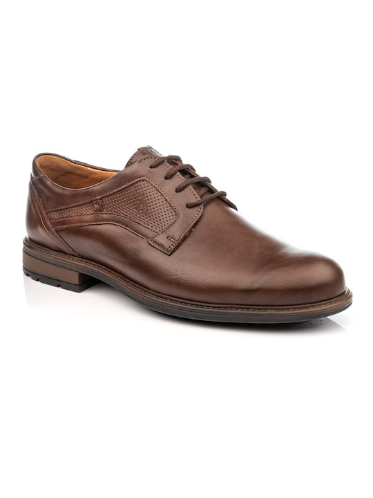 Boxer Men's Leather Casual Shoes Brown