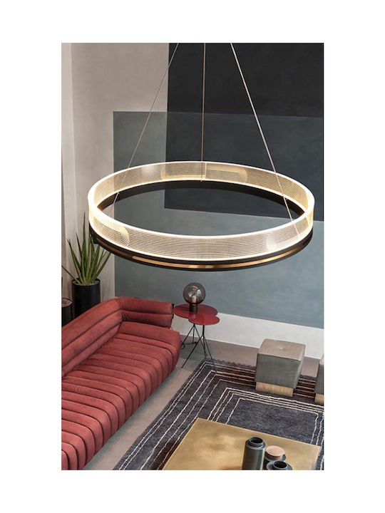 Toolight Κρεμαστό Φωτιστικό Χρυσό LED