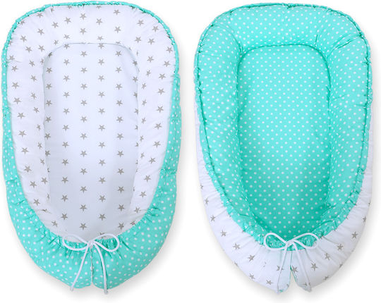 Bobono Baby Nestkissen Gray, Mint