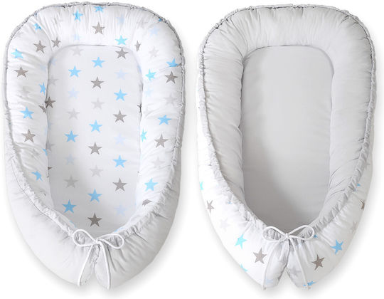 Bobono Baby Nestkissen Blue-gray, Gray