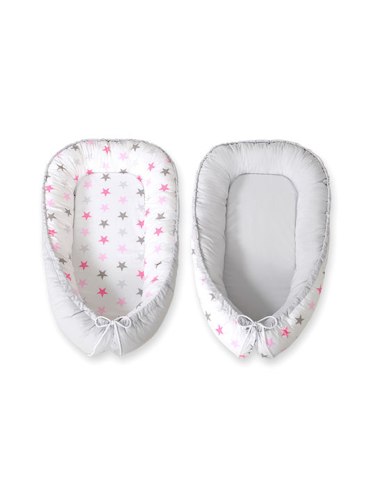 Bobono Baby Nest Pink, Gray