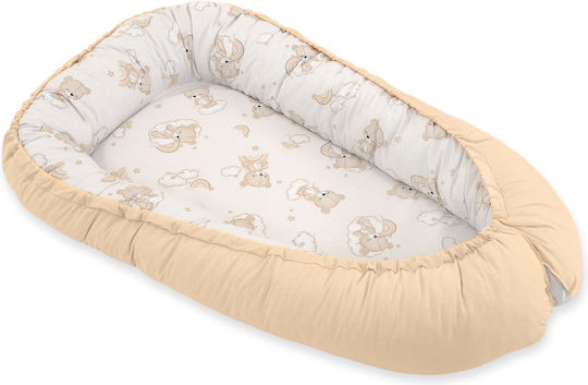 Bobono Baby Nestkissen Beige, Rainbow