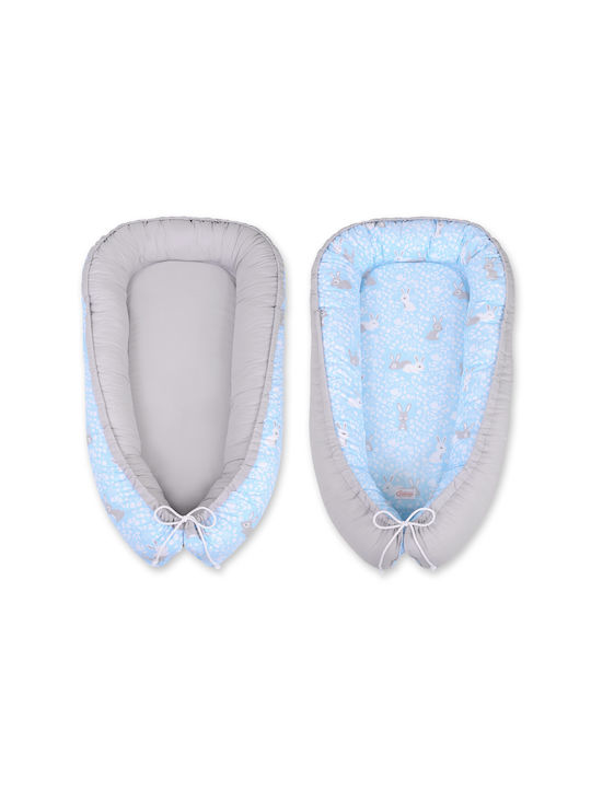 Bobono Baby Nestkissen Blue, Grey