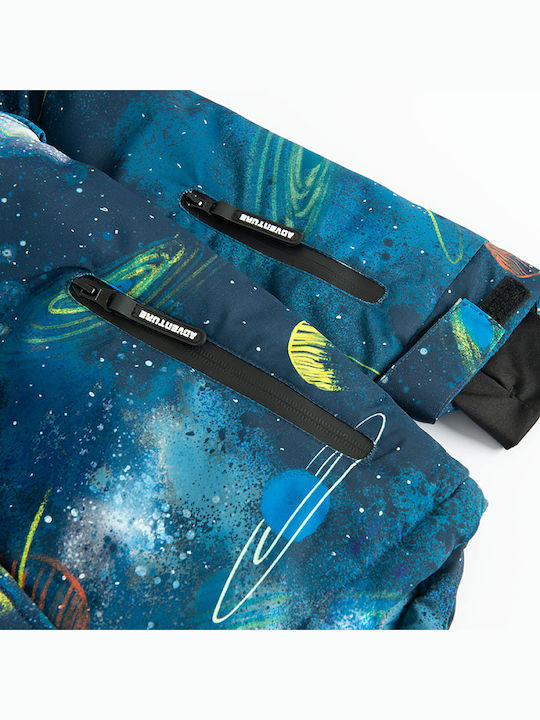 Kinder Freizeitjacke mit Kapuze Blau