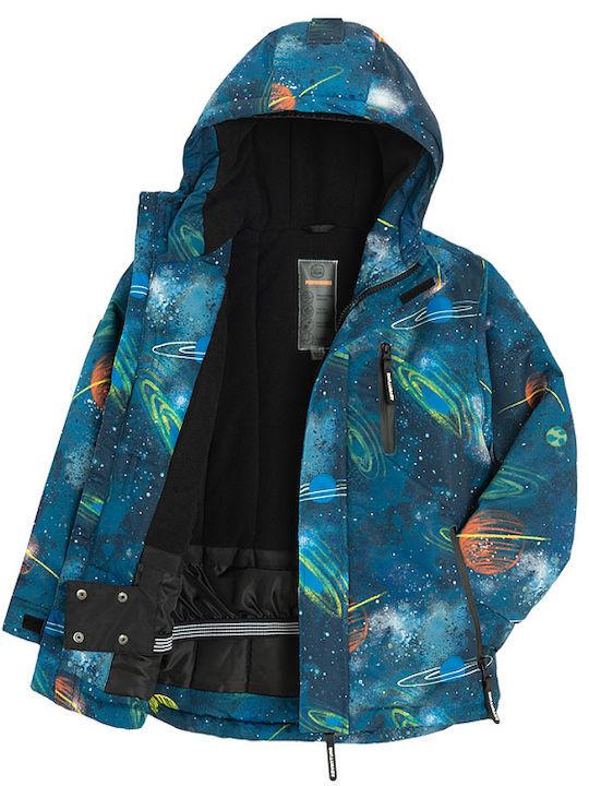 Kinder Freizeitjacke mit Kapuze Blau