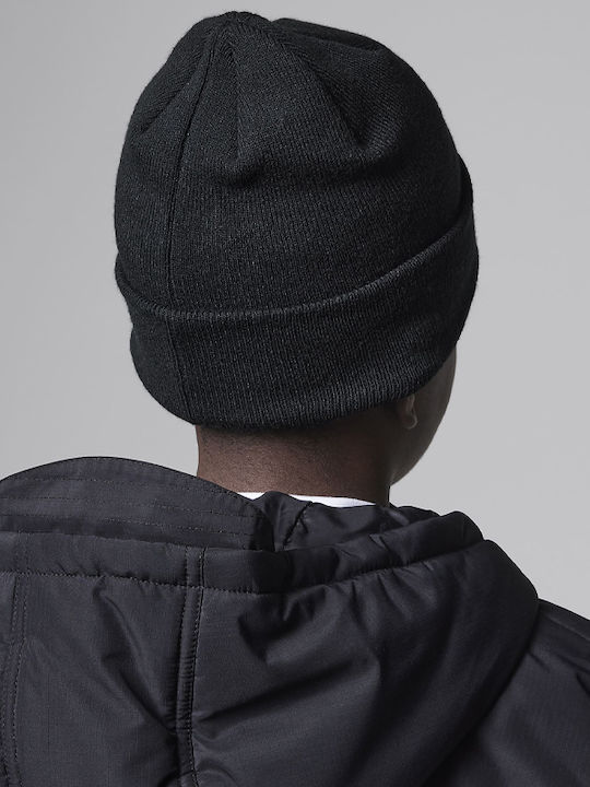 Kids Beanie Set with Gloves Knitted Black