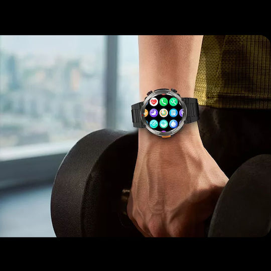 BlackView W50 Pro 56mm Αδιάβροχο Smartwatch με Παλμογράφο (Μαύρο)
