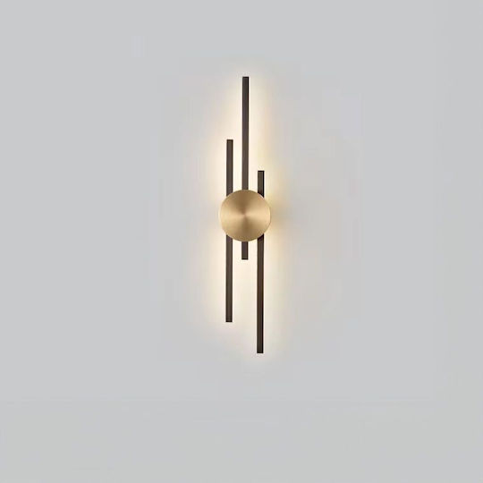 Toolight Modern Leuchte Wand mit Integrierter LED Schwarz