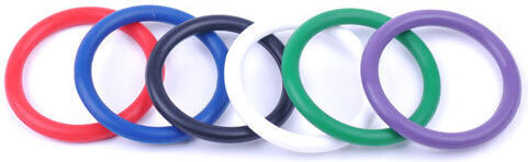 Silicone Cock Ring Kit 5 Rings A Pack