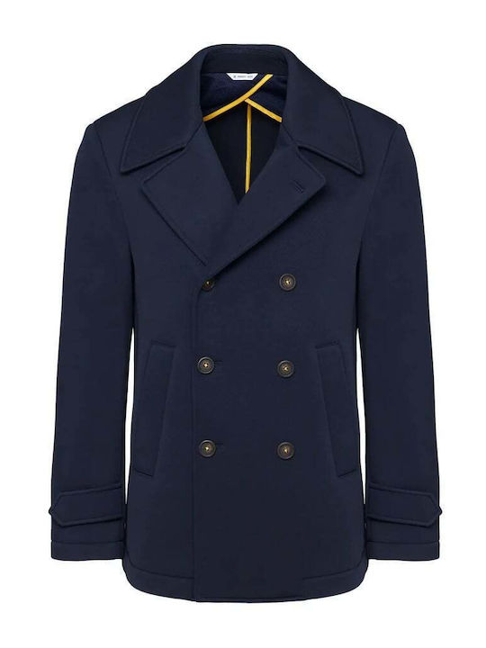 Herren Mantel Blau