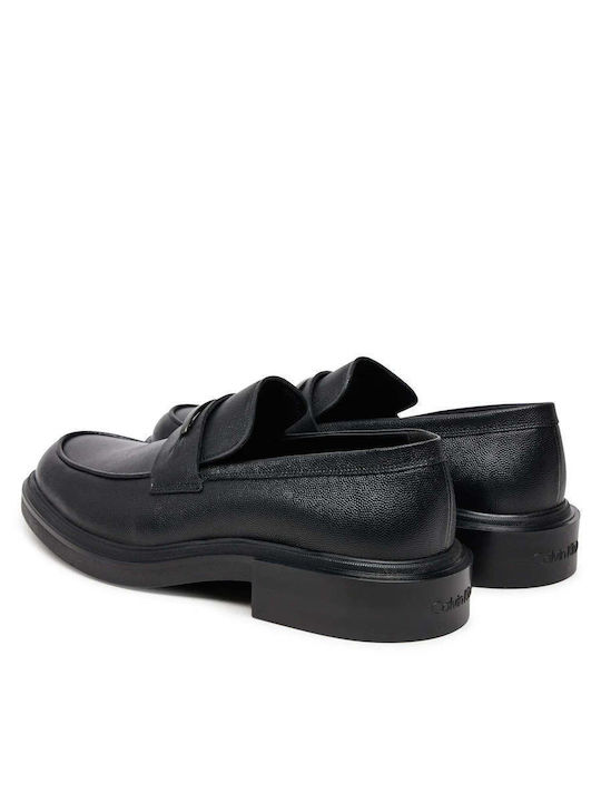 Men's Leather Moccasins Black